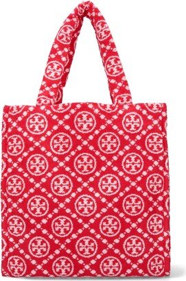 T Monogram Terry Tote Bag