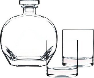 Classico 3 Piece Whiskey Glass and Decanter Set