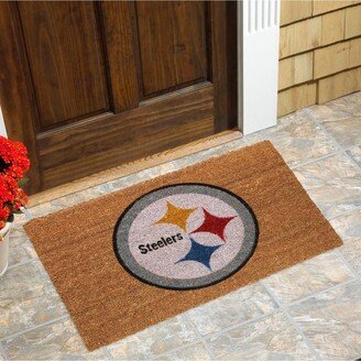 Memory Company Pittsburgh Steelers Logo 20'' x 30'' Coir Doormat