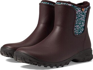 Sauvie Slip-On Boot Spotty (Burgundy Multi) Women's Shoes