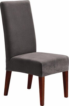 Stretch Oxford Short Dining Chair Slipcover