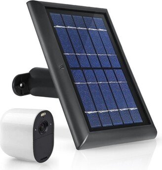 Wasserstein Solar Panel with 13ft Cable for Arlo Essential Spotlight/Xl Spotlight Camera Only - Power Your Arlo Camera Continuously (1 Pack, Black)