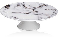 Marble Venice Fog Pedestal Cake Stand