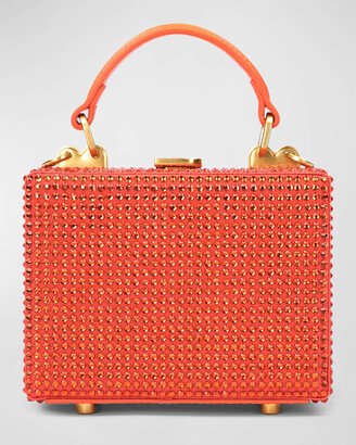 Kendrick Mini Trunk Embellished Top-Handle Bag