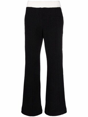 Terry Contrast-Waistband Track Pants