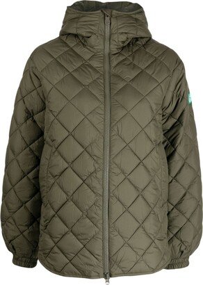 Hooded Quilted Jacket-AE