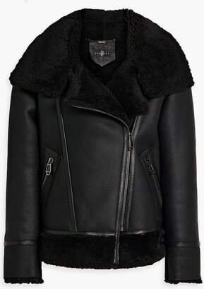 Dom Goor Shearling biker jacket-AA