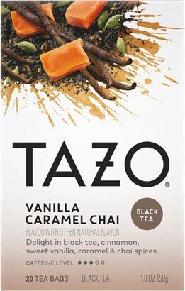 Tazo Chai Vanilla Caramel Black Tea - 20ct