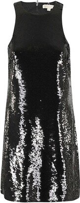 Sequined Jersey Tank Dress