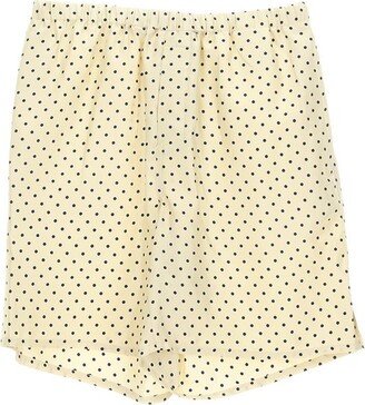 Paris Elasticated Waistband Polka Dot Printed Shorts