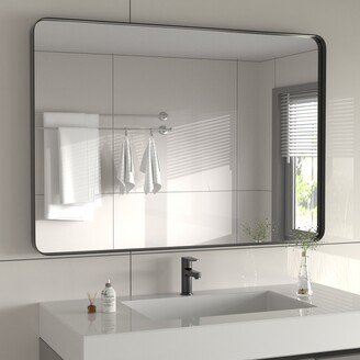 Paihome Stainless Steel Rectangular Mirror, Bathroom Mirror, Dressing Mirror, Wall Mirror, Decorative Mirror