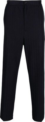 Striped Straight-Leg Trousers-AI