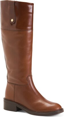 TJMAXX Tall Shaft Leather Boots For Women