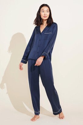 Inez Washable Silk Long PJ Set-AA