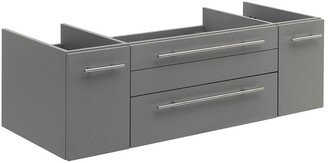 Lucera 48 Single Wall Mounted Vanity Cabinet Only - Less