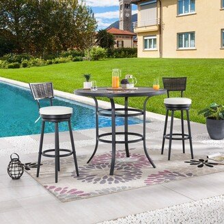 Patio Festival 3-Piece Outdoor Bistro Set