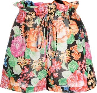 THE ANDAMANE Floral-Print Drawstring Shorts