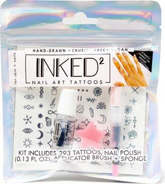 INKED by Dani Inked Nail Art Temporary Tattoos Set