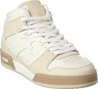 Match Leather & Suede High-Top Sneaker