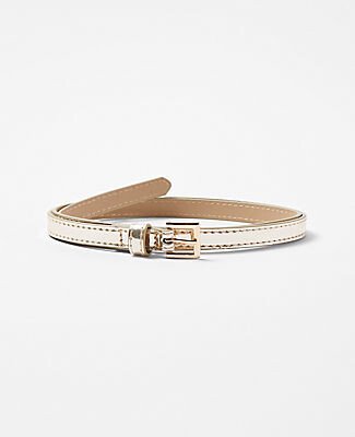 Skinny Metallic Belt