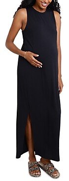 Maternity Squared Arm Column Dress