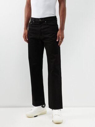 Logo-embroidered Relaxed-leg Jeans