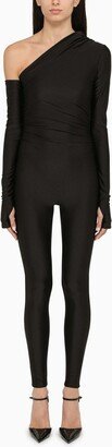 THE ANDAMANE Black Olimpia tight-fitting suit