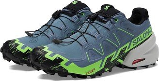 Speedcross 6 GTX (Flint Stone/Green Gecko/Black) Men's Shoes