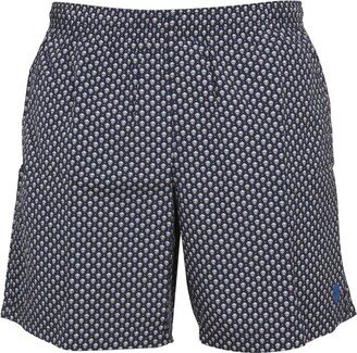 Spotted Skull Printed Swim Shorts