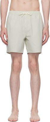 Gray & Off-White Timothy Swim Shorts