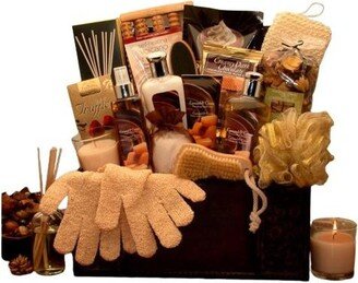 Gbds Caramel Spa Treasures Gift Chest - spa baskets for women gift - 1 Basket
