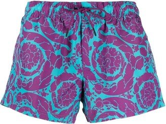 Barocco-print swimming shorts