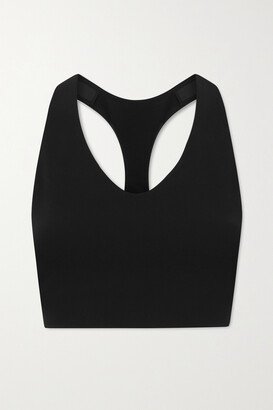 Active Stretch-jersey Sports Bra - Black