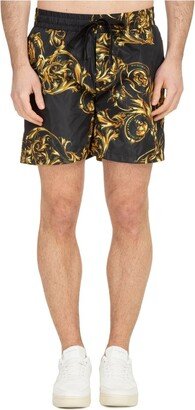 Barocco Pattern Swim Shorts