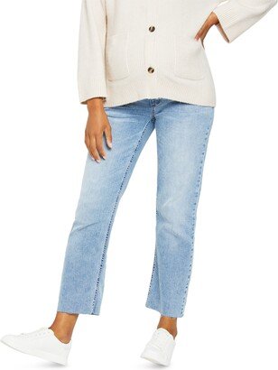 Secret Fit Belly Straight-Leg Maternity Jeans