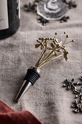 Daisy Brass Wine Stopper