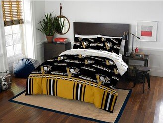 The Northwest Company NHL 875 Pittsburgh Penguins Queen Bed in a Bag Set