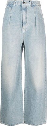 High-Waist Wide-Leg Jeans-AB