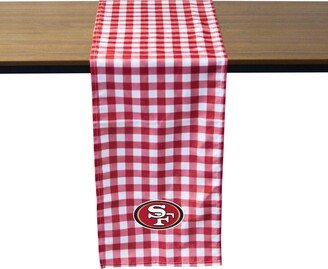 San Francisco 49ers Buffalo Check Table Runner - Red, White