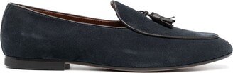 Tassel-Detail Suede Loafers