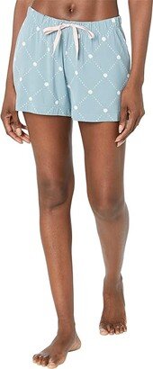 Lightweight Sleep Shorts (Smoky Blue) Women's Pajama