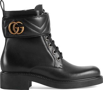 Double G Leather Ankle Boots