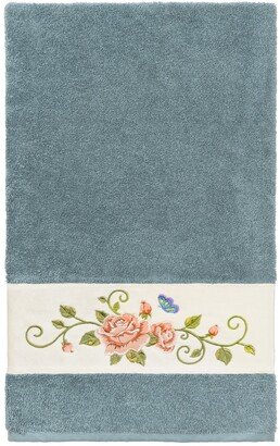 Teal Rebecca Embellished Bath Towel