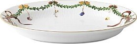 Star Fluted Oval Christmas Dish