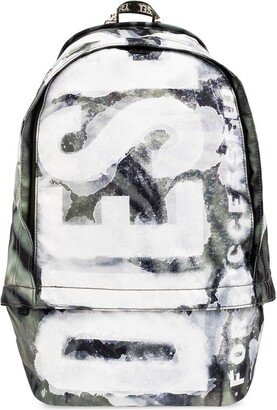 Rave Logo Printed Backpack-AA