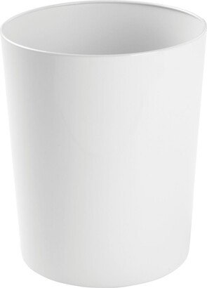 mDesign Round Metal Trash Wastebasket/Recycling Can