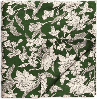 Lilium Avorio-print tablecloth (180x350cm)