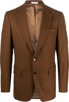 FURSAC Single-Breasted Virgin Wool Blazer