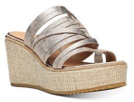 Women's Multi Strap Espadrille Wedge Platform Sandals