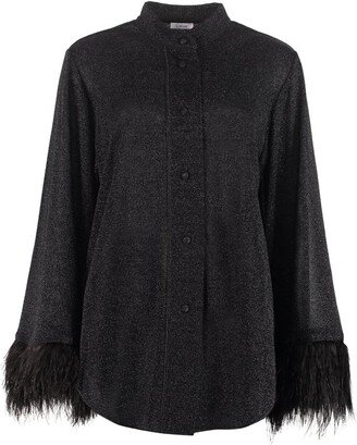 Lumiere Lurex Knitted Shirt